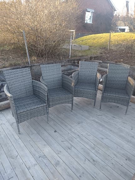 4 trädgårdsstolar Comfort Garden