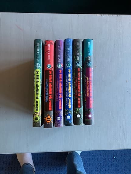 De sista barnen på jorden böcker 1-6 50kr/st
