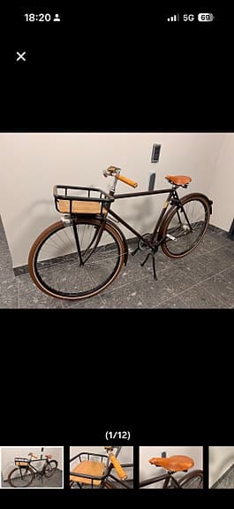 Custombyggd Pilen herrcykel