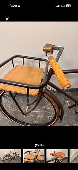 Custombyggd Pilen herrcykel