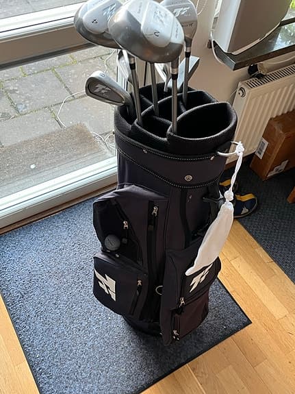 TF golfset med bag, marinblå