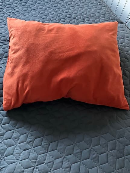 Jysk kuddfodral orange och grå