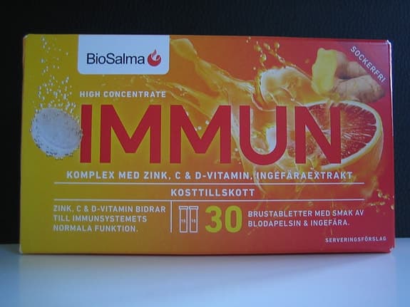 Immun C+D-vitamin Zink 30 brustabletter