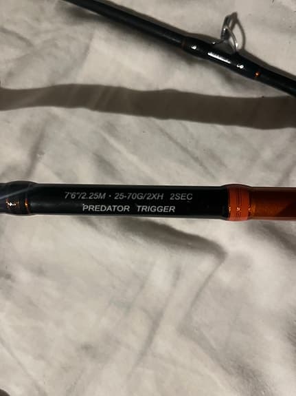 Karam CT Predator Trigger fiskespö 7'0" 25–70 g svart/orange