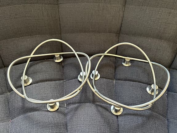 Georg Jensen ljusstakar i rostfritt stål