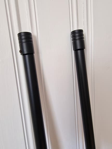 Gardinstång RIMINI 19mm 160-300 svart