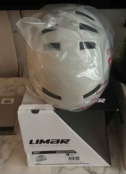 Limar 1st cykelhjälm vit