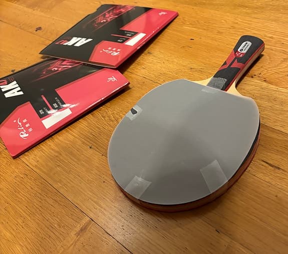 Pingisracket Yinhe T2S och Palio-AK47 röd svamp (172,1g)