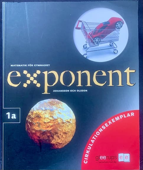 Exponent 1a lärobok matematik gymnasiet