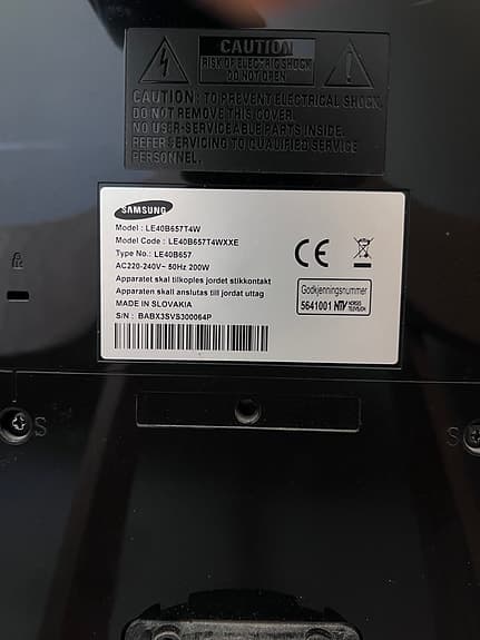 Samsung 40” TV – Full HD