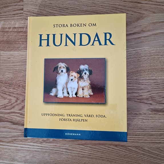 Stora boken om hundar bok om uppfödning träning vård och foder