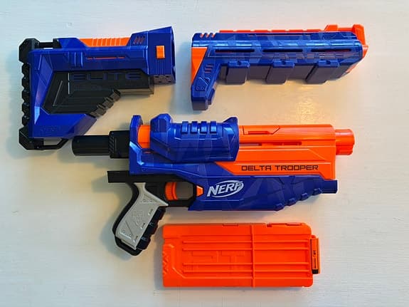 Nerf leksaksvapen set