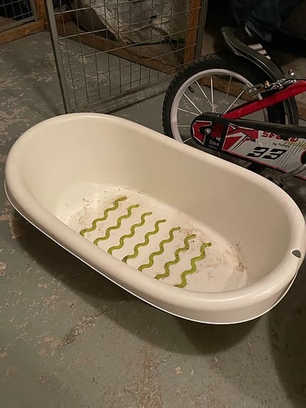 Badbalja plast vit