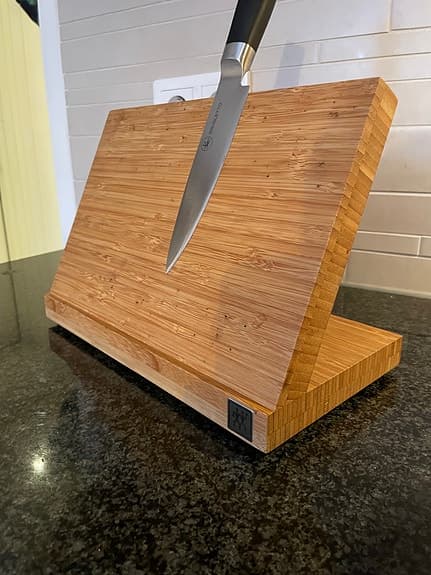 Magnetiskt knivblock Zwilling i bambu