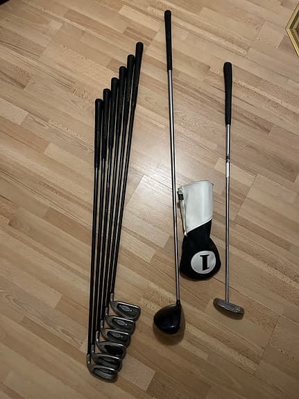 Golfklubbor set järnklubbor driver putter höger