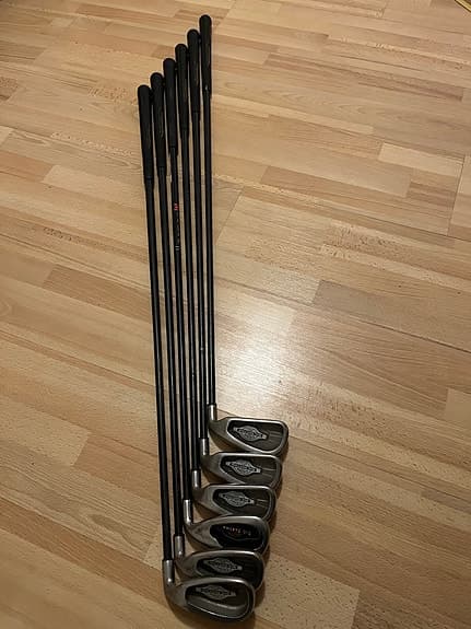 Golfklubbor set järnklubbor driver putter höger