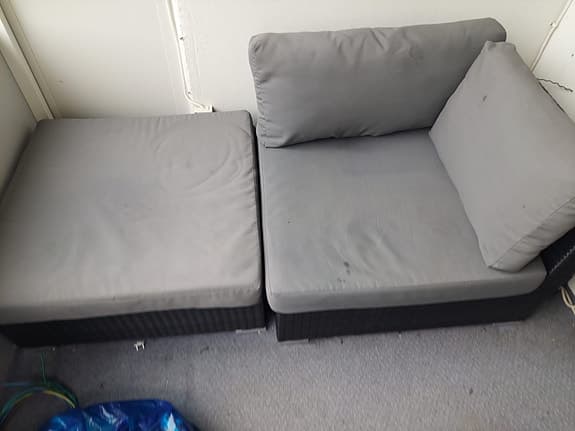 Tvåsits trädgårdssoffa