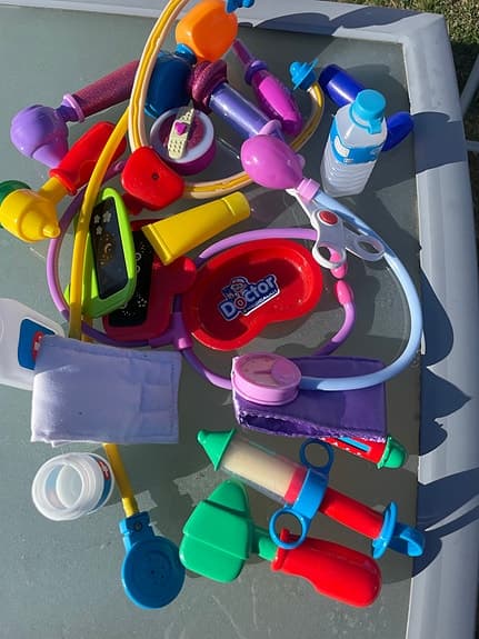 Doktorset leksak flerfärgad plast