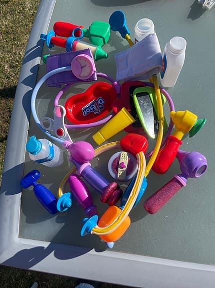 Doktorset leksak flerfärgad plast