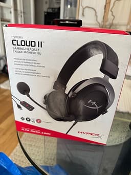 HyperX Cloud II gamingheadset svart