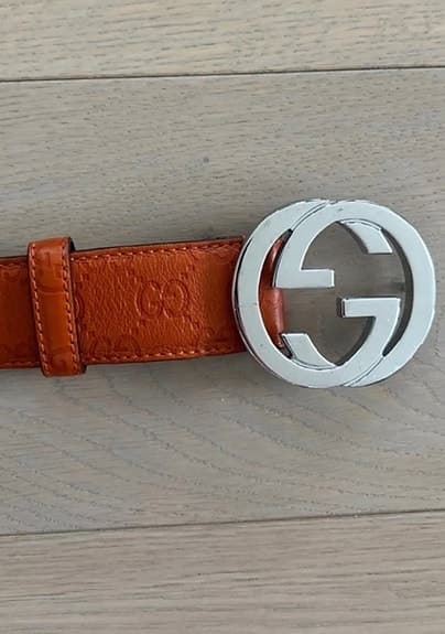 Gucci Herrbälte i Läder - 105cm