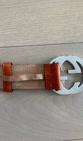 Gucci Herrbälte i Läder - 105cm