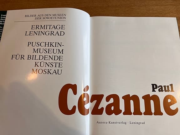 Konstpublikation om Paul Cézanne