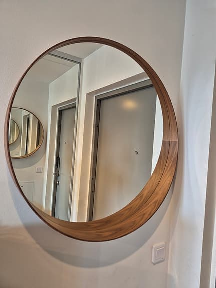 Spegel Stockholm 80cm valnöt ikea