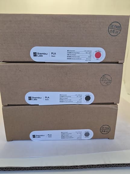 3K Bambu lab PLA Filament på spole AMS RFID