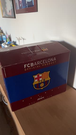 FC Barcelona mopedhjälm