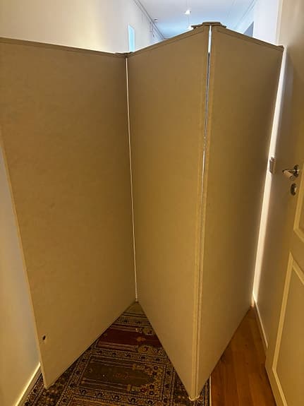 IKEA rumsavdelare skärm beige