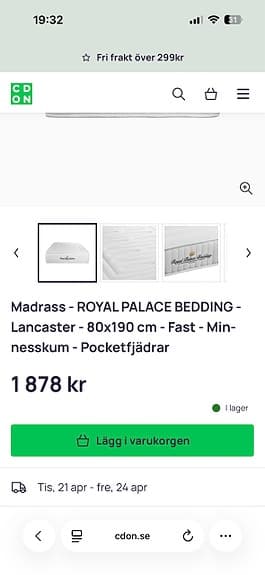 ROYAL PALACE BEDDING 80x190