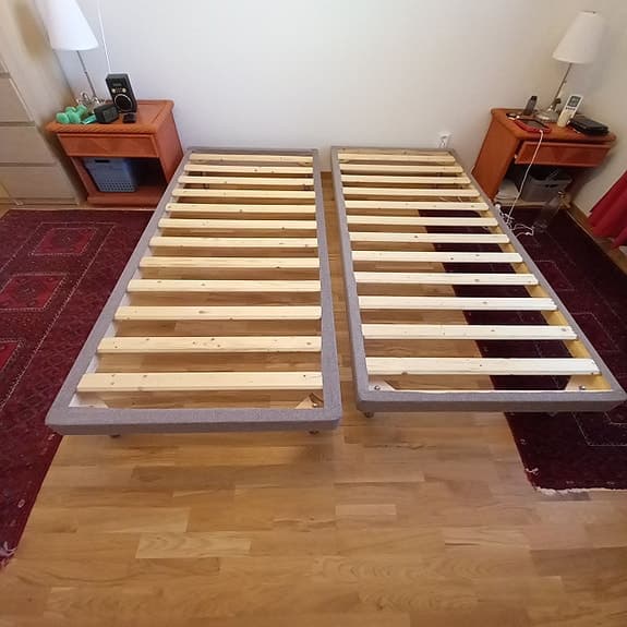 Mio sängram träribbor grå