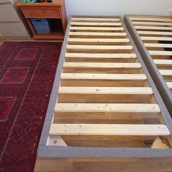 Mio sängram träribbor grå