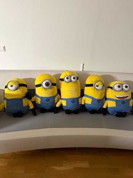 5 stora minion för 1000kr