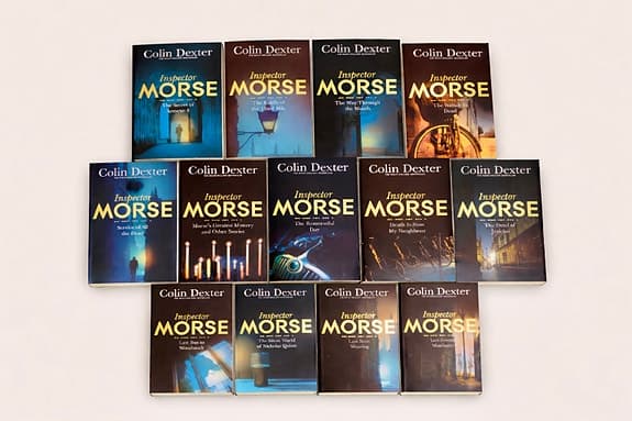 (Nyskick / Olästa) Inspector Morse – 12 böcker av Colin Dexter