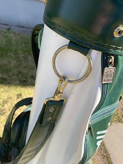 Vintage MacGregor golfset med bag grön