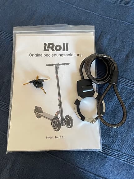 El-scooter LRoll Too 8.3 – i mycket gott skick