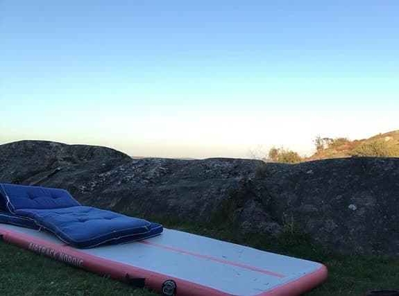 Airtrack Nordic airtrack rosa/vit