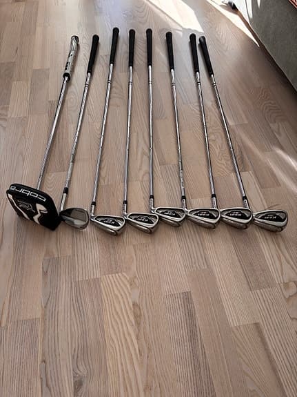 Golfset säljes – Cobra KING S2 järnset + putter + 54° wedge, höger