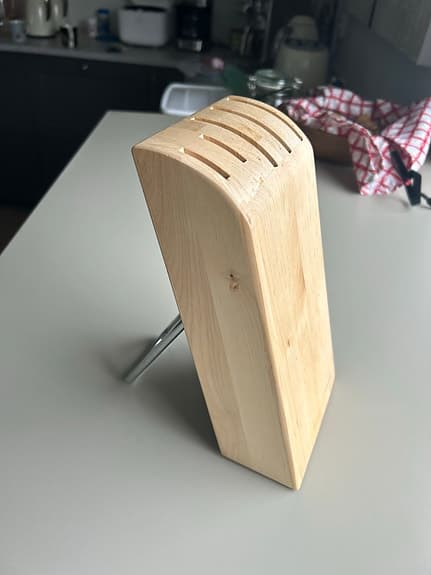 Fiskars knivblock trä