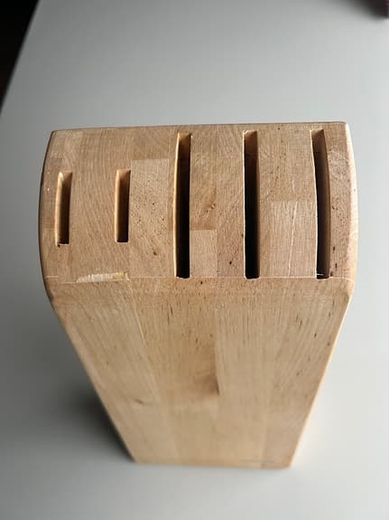 Fiskars knivblock trä