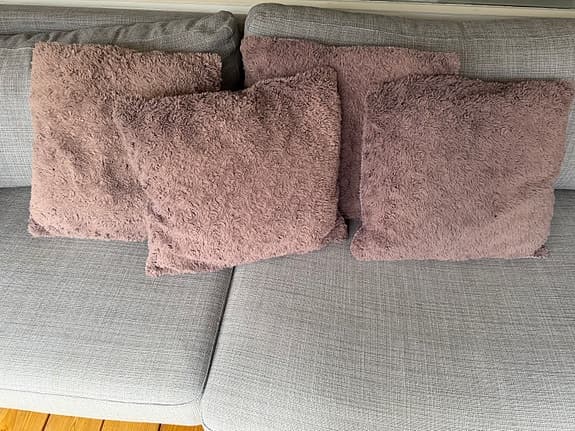 Hemtex prydnadskuddar lila