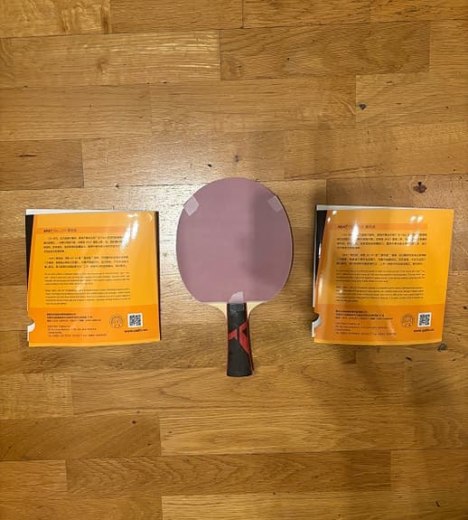 Ny Pingisracket Yinhe T2S och Palio-AK47 gul svamp(166,9g)