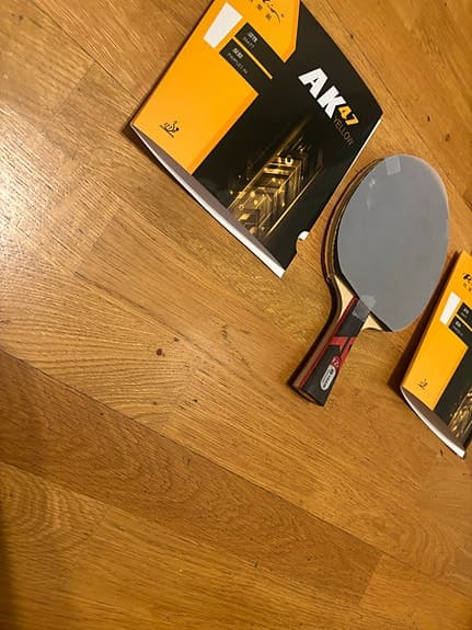Ny Pingisracket Yinhe T2S och Palio-AK47 gul svamp(166,9g)