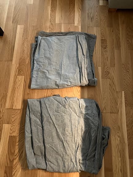 IKEA gardiner grå