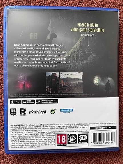 Alan Wake II Deluxe Edition (PS5)