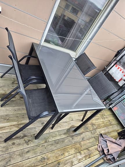 matgrupp för utomhus bruk.