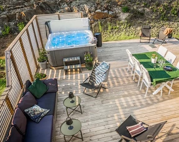 Spabad utomhus Folkpool, Dimensions one spas