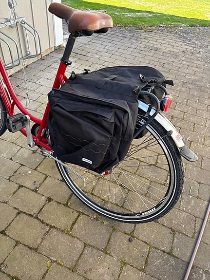 3st Cykelväskor för pakethållare och styre svart